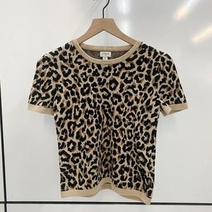 J Crew Factory Cheetah Print Sweater XS